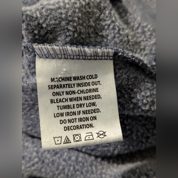 Auburn Tigers Pressbox Sweatshirt w/Pockets Distressed Blue Size L - Picture 6 of 7